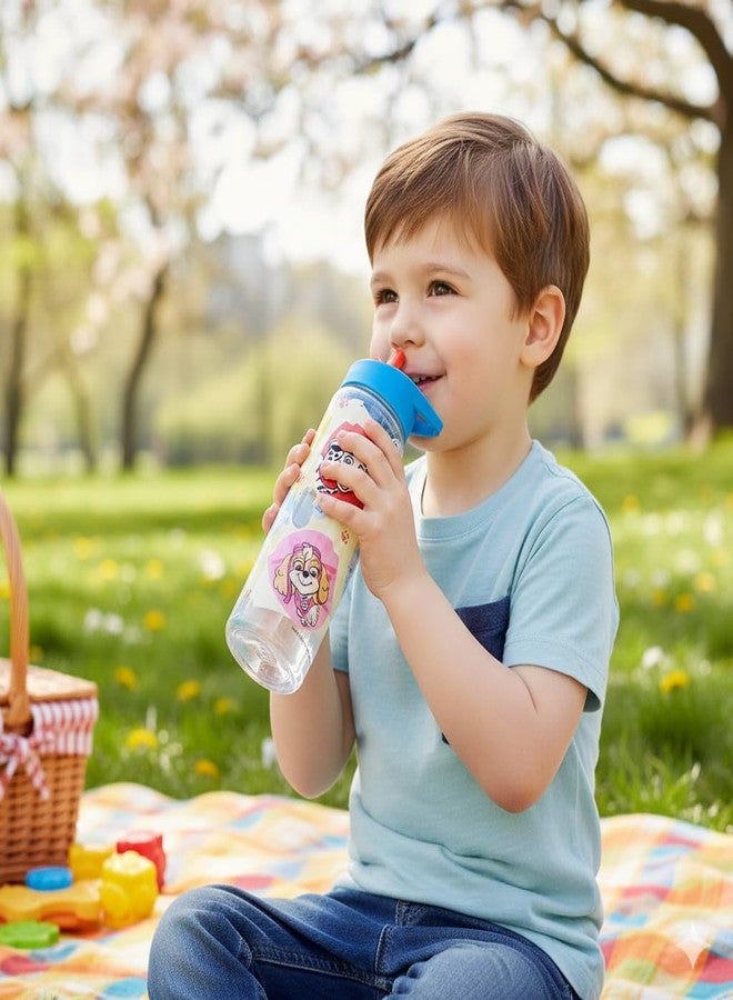 Gluman Water Bottle for Kids | Disney Paw Patrol Ninos 700 ml SipperBottle with Flip-Top Closure | Kids Sipper School Water Bottle | Picnic Bottle | Food Grade | School Bottle for Boys | Leakproof - Image 2
