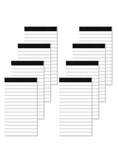 Y&D 8 Pack Small Notepads Refills Notepad Replacement Memo Pads Lined Writing Note with 30 Sheets Paper in Each Pad Mini Pocket Notebook for Taking Notes White  - Image 1
