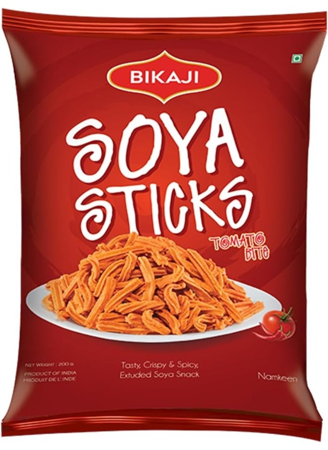 Bikaji Bikaji Soya Sticks (Tomato Bunch) 200g  - Image 1