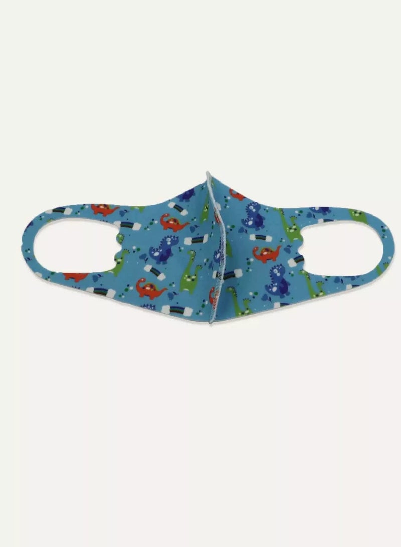 Kids Dinosaur Pattern Face Covering  - Image 3