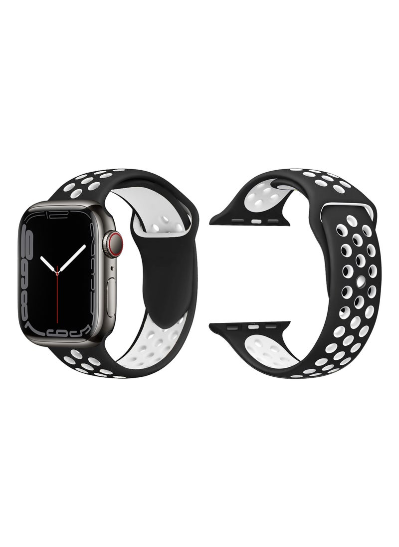 Perfii - 3pcs Watch Bands Replacement for Apple Watch Strap Compatible with Apple Watch 49/46/45/44/42mm Series 10/9/8/7/6/5/4/SE/Ultra - Image 1