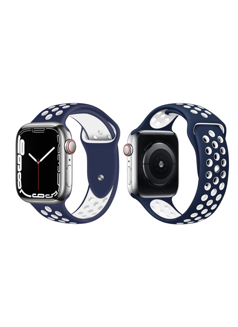 Perfii - 3pcs Watch Bands Replacement for Apple Watch Strap Compatible with Apple Watch 49/46/45/44/42mm Series 10/9/8/7/6/5/4/SE/Ultra - Image 1