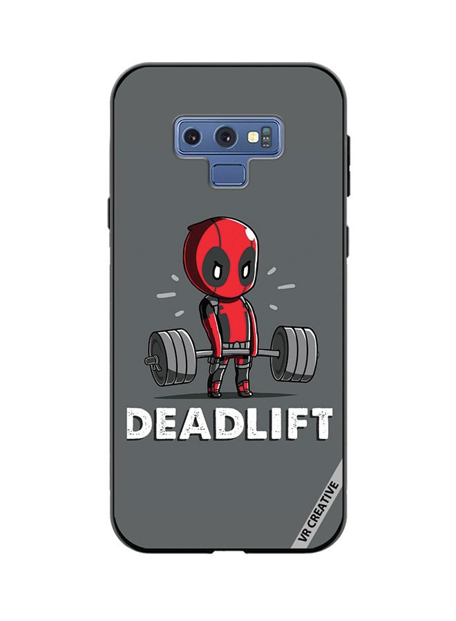 VR CREATIVE Protective Case Cover For Samsung Galaxy Note 9 Deadlift Design Multicolour - Image 1