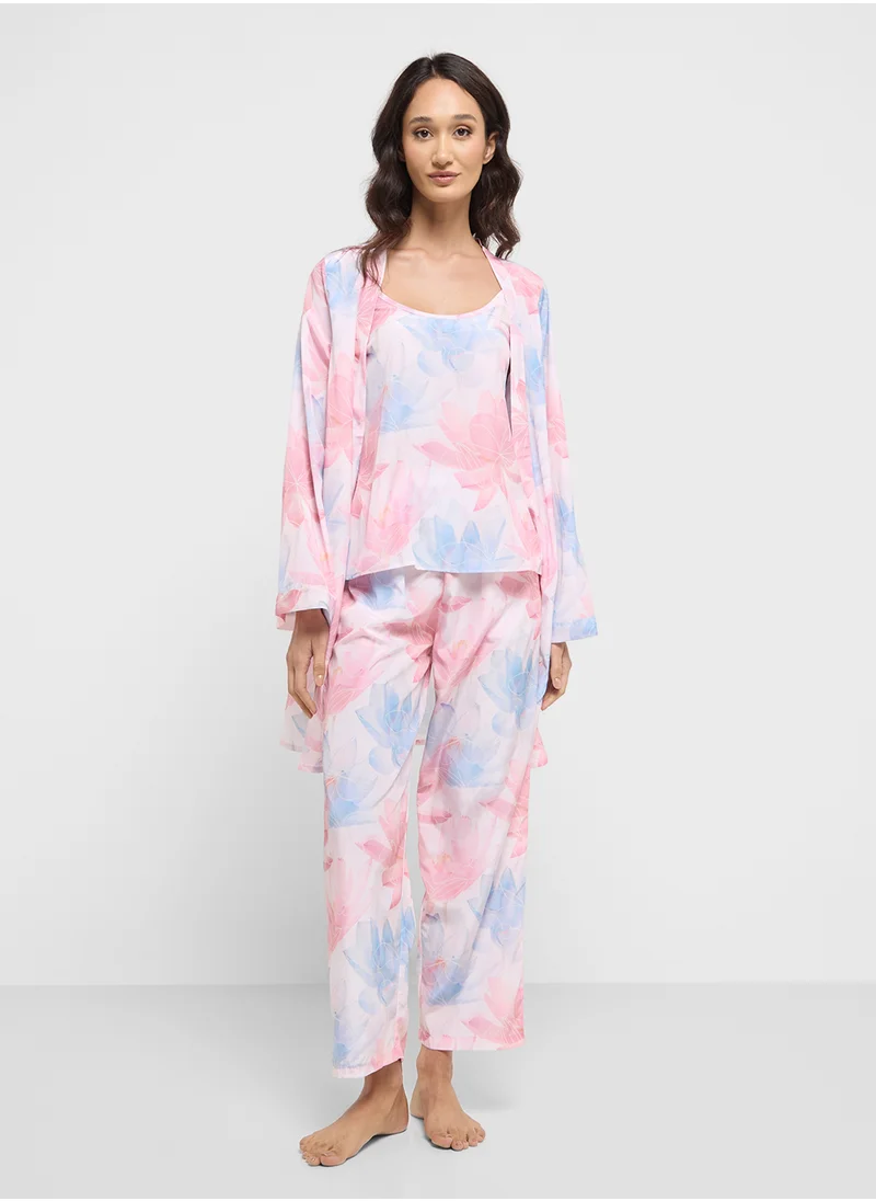 ايلا 3 Piece Pyajama Set