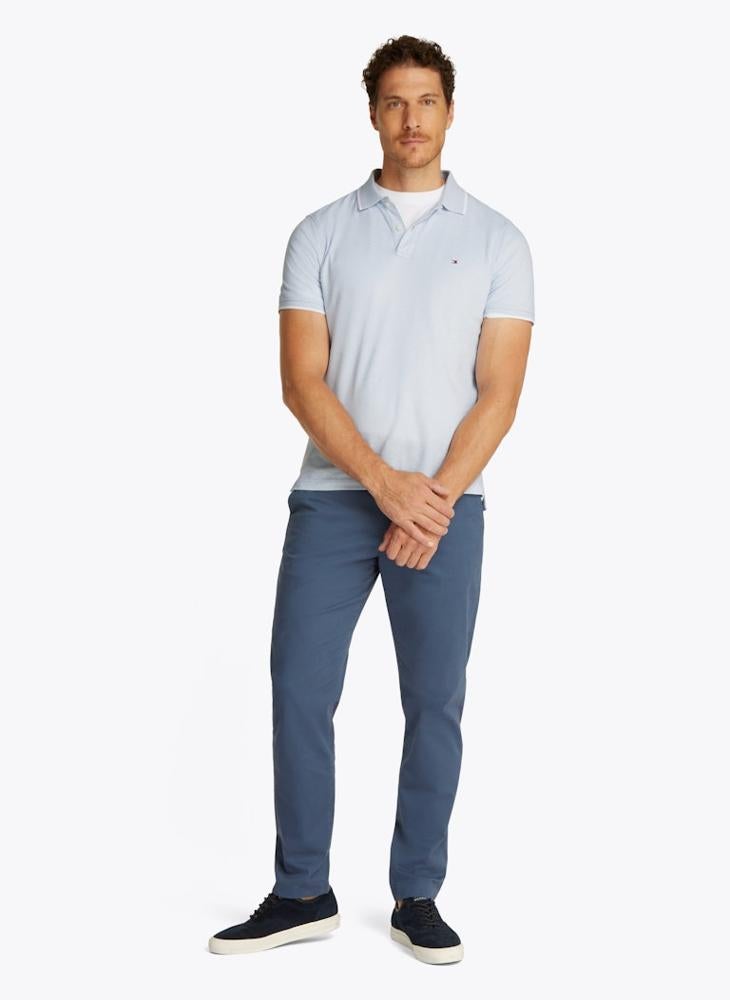 تومي هيلفيغر بولو كتان بأكمام قصيرة بقصة عادية - Image 4