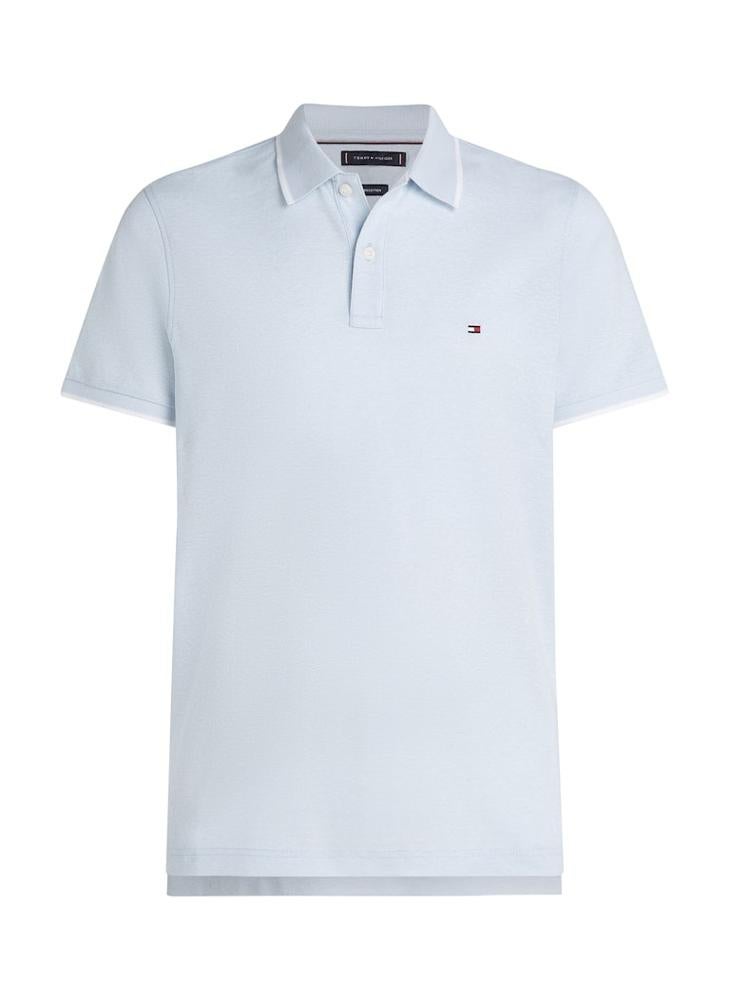تومي هيلفيغر بولو كتان بأكمام قصيرة بقصة عادية - Image 5