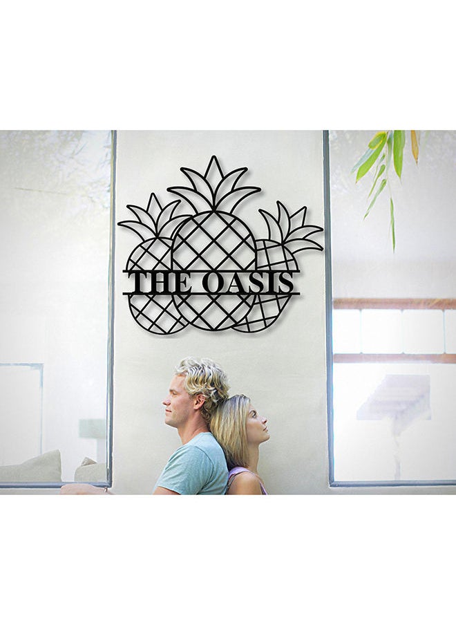 Special Pineapple Sign With Customized Name
