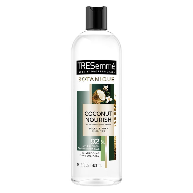 TRESemmé TRESemme Botanique Coconut Nourish Shampoo Professional Performance for Dry Frizzy Hair 16 oz 92 Derived Natural Materials SulfateFree