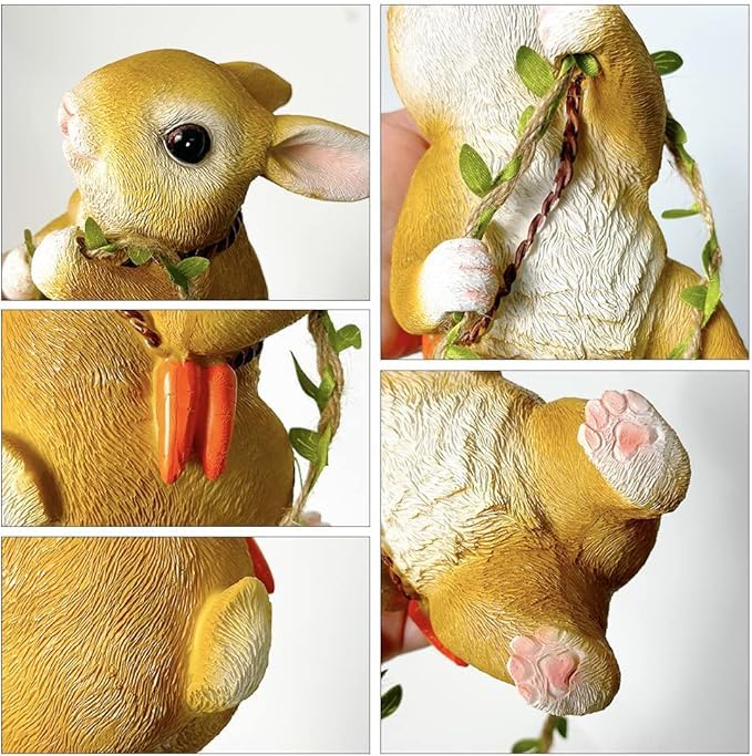 The Decorshed Outdoor Climbing and Tree Climbing Animals, Terrace, Garden, Balcony, Courtyard Decorations, and Animal Home Decoration (Bunny) - Image 3