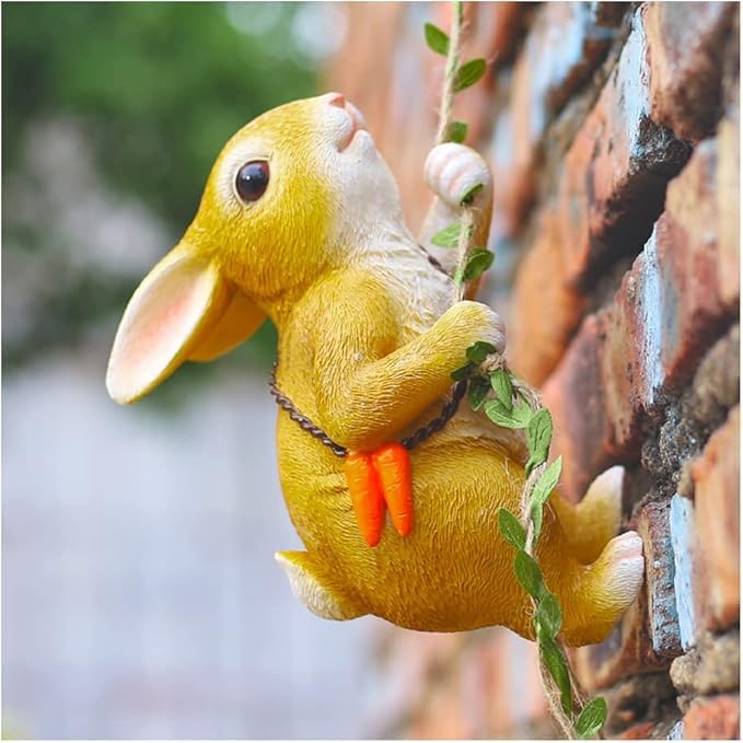 The Decorshed Outdoor Climbing and Tree Climbing Animals, Terrace, Garden, Balcony, Courtyard Decorations, and Animal Home Decoration (Bunny) - Image 5