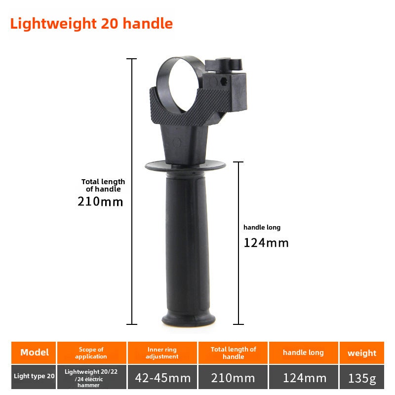 Electric Hammer Drill Side Handle Light 20 electric hammer handle 