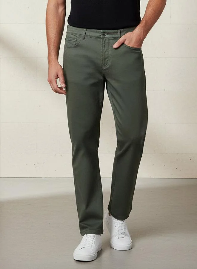 Smart Slim Fit Trousers