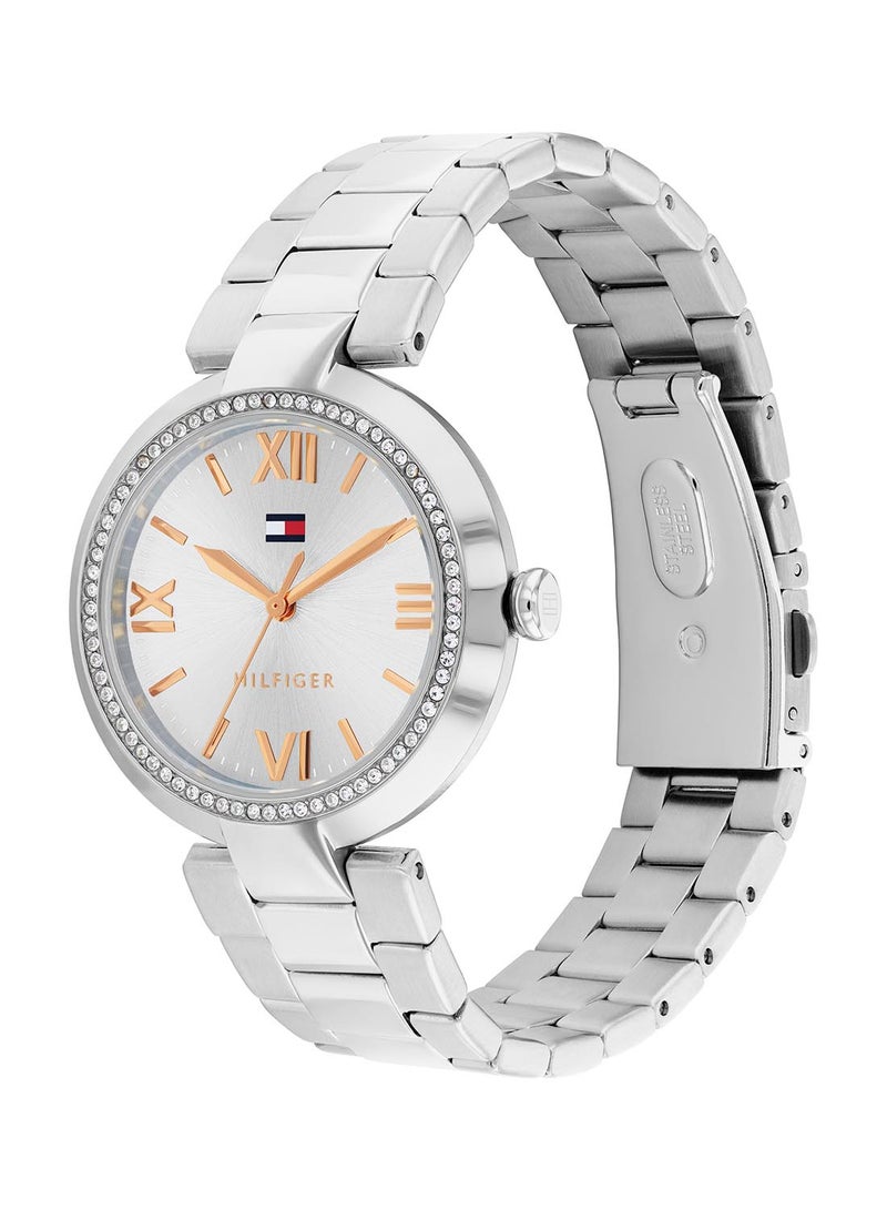 TOMMY HILFIGER Women's Analog Round Shape Stainless Steel Wrist Watch 1782681 - 34 Mm - Image 1