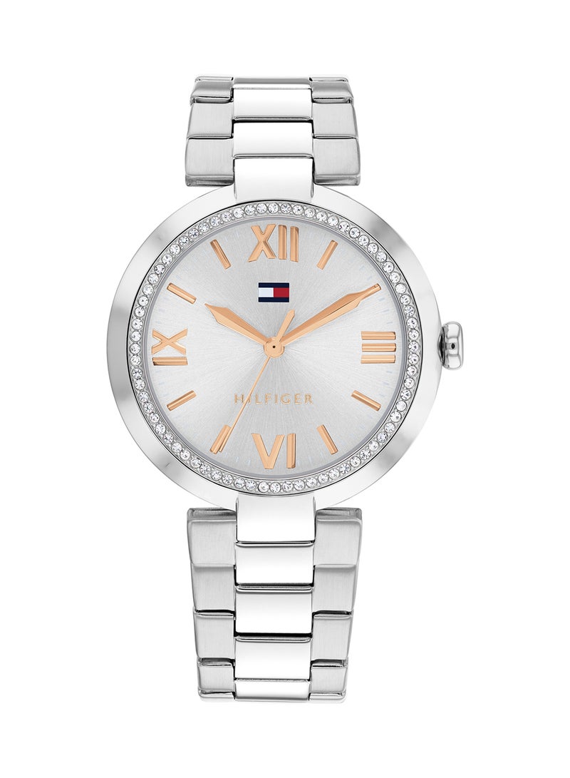 TOMMY HILFIGER Women's Analog Round Shape Stainless Steel Wrist Watch 1782681 - 34 Mm - Image 2