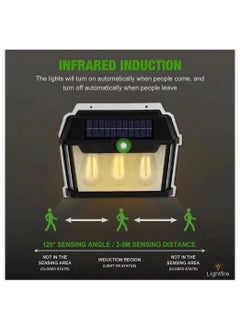 CBK Solar Power Motion Sensor Outdoor Wall Light  - Image 5