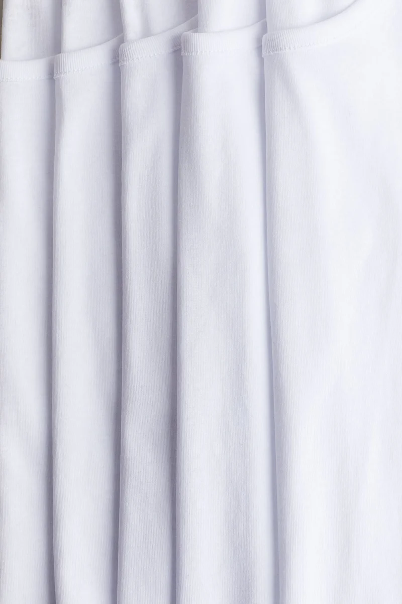 H&M 5-pack cotton vest tops