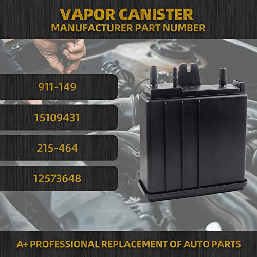 Dasbecan Fuel Evap Charcoal Vapor Canister Compatible with 2004-2016 Buick Rendezvous Cadillac CTS Escalade Chevy Tahoe GMC Yukon Replaces# 911-149 215-464 15109431 12573648 - Image 2