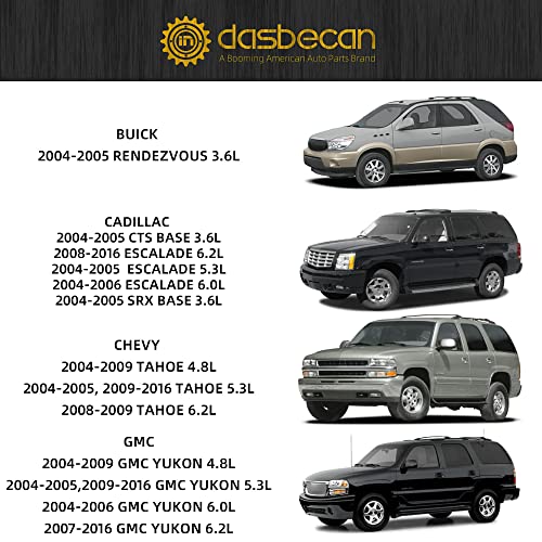 Dasbecan Fuel Evap Charcoal Vapor Canister Compatible with 2004-2016 Buick Rendezvous Cadillac CTS Escalade Chevy Tahoe GMC Yukon Replaces# 911-149 215-464 15109431 12573648 - Image 3