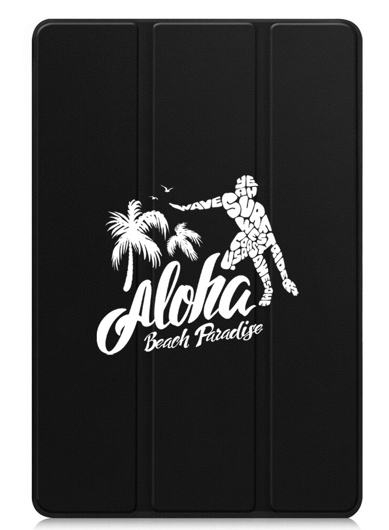 Theodor Protective Flip Case For Xiaomi Pad 7 & Xiaomi Pad 7 Pro With Trifold Stand Auto Wake Sleep Shockproof Cover - Aloha Beach Paradise White - Image 1