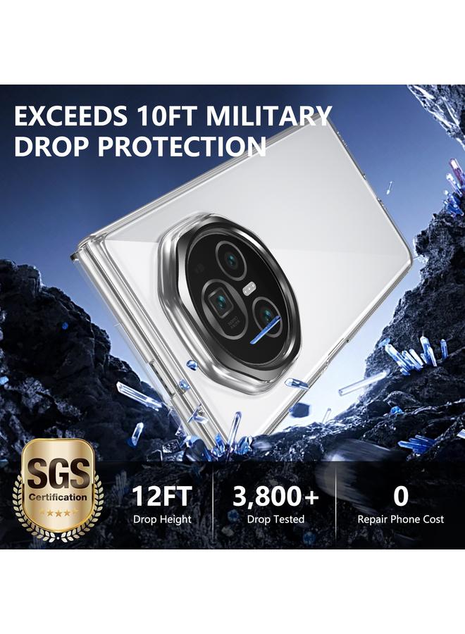 اس-توب جراب لهاتف Honor Magic V3 lce القابل للطي، جراب شفاف مدمج لهاتف الكمبيوتر الشخصي - Image 3