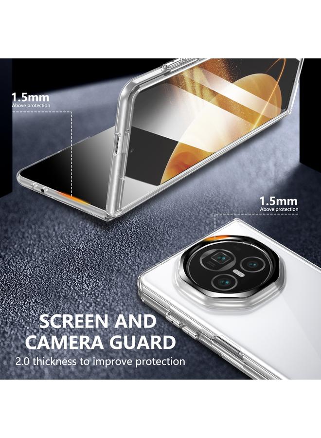 اس-توب جراب لهاتف Honor Magic V3 lce القابل للطي، جراب شفاف مدمج لهاتف الكمبيوتر الشخصي - Image 4