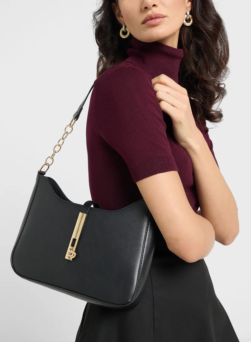 ELLA Trim Detail Shoulder Bag