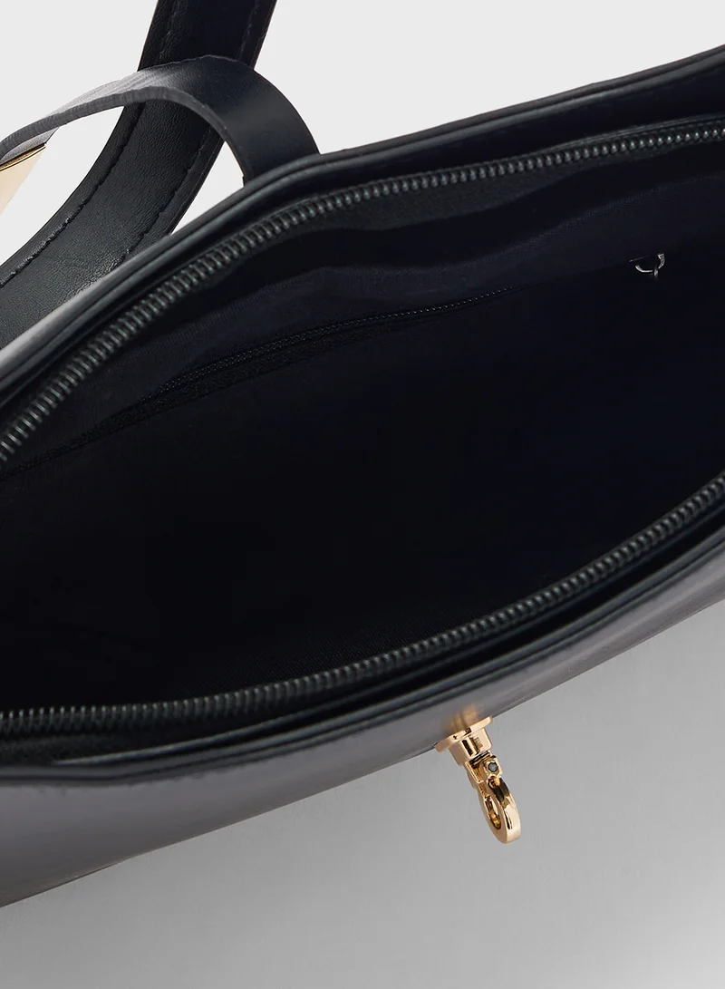 ELLA Trim Detail Shoulder Bag