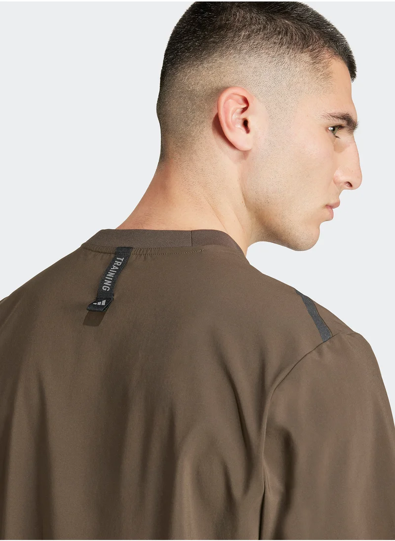اديداس Workout Pump Cover Up T-Shirt