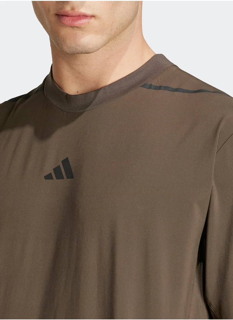 اديداس Workout Pump Cover Up T-Shirt