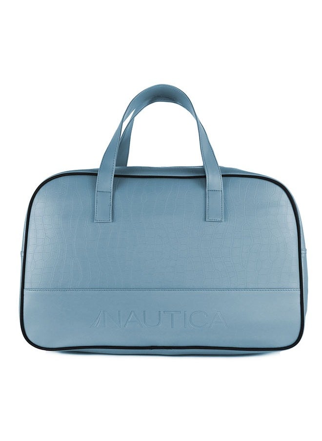 NAUTICA Nautica Duffle Bag for Travel | Stylish Leatherette Luggage | Compact and Comfortable for Travelling | Suitable for Men's and Women's One Size Blue 15cms  - Image 1