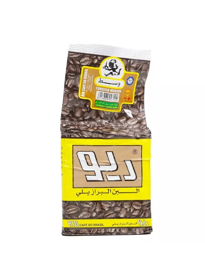 Rio Turkish Medium Beans Coffee 450gms - Image 1