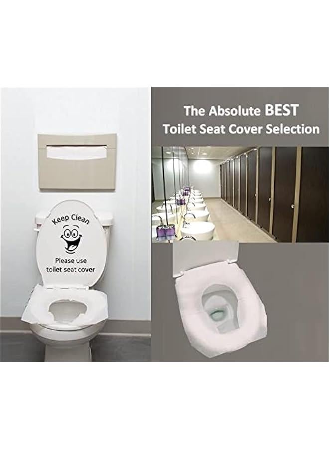 رينكس 200 حزمة غطاء مرحاض ورقي يمك التخلص ما، غطاء مرحاض ورقي قال للتحلل للكار والأطفال، غطاء مرحاض ورقي قال لل للرحلات والمراحيض العامة والطائرات ورحلات التخييم - Image 5