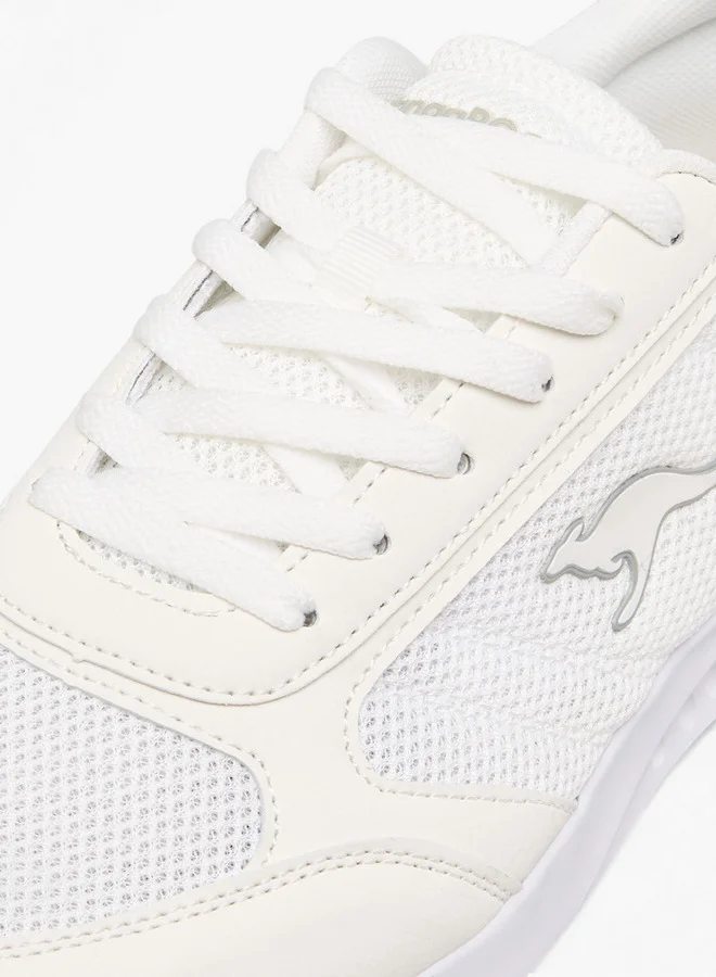 kangaROOS Men's Textured Sports Shoes with Lace-Up Closure