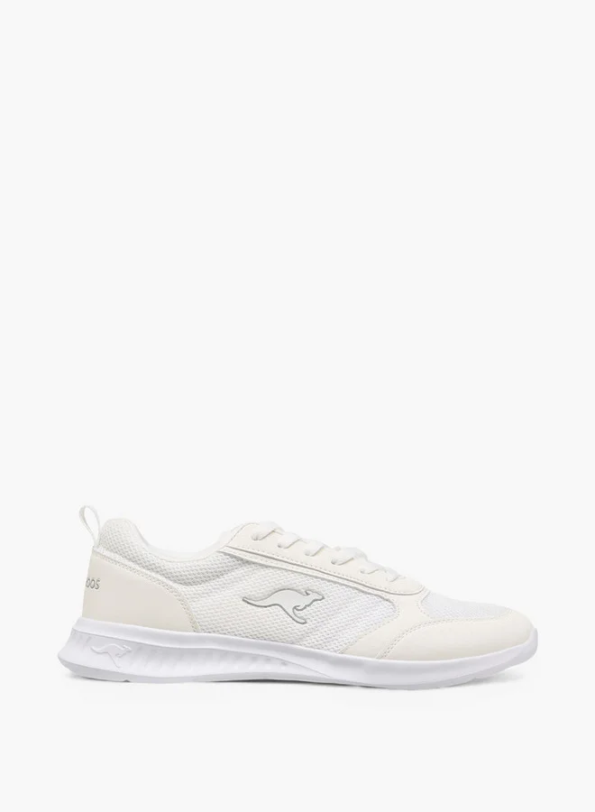 kangaROOS Men's Textured Sports Shoes with Lace-Up Closure