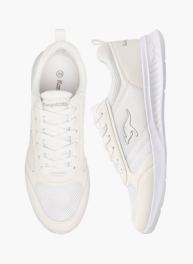 kangaROOS Men's Textured Sports Shoes with Lace-Up Closure - Image 3