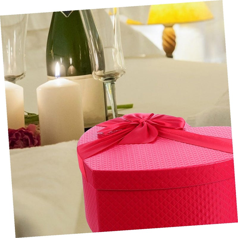 Heart Shape Wedding Boxes 2pcs Set Small Medium Candy Container For Bridal Shower Proposal Party Favor - Image 5