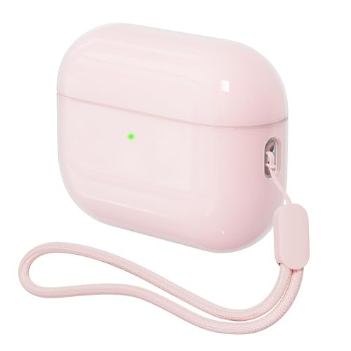 DamonLight Case for AirPods Pro 3 Never-Sretch-Out DamonLight Shock-Proof Protective Semi Hard Silicone Case Compatible with Apple Airpods Pro 3rd Generation (Pink) - Image 1
