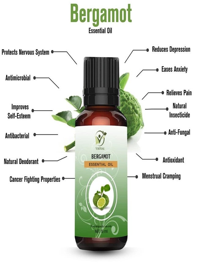 افتراضي زيت البرغموت العطري الطبيعي 100% ذو الجودة العلاجية من فيرتوال، للبشرة والشعر وتخفيف التوتر - Image 5