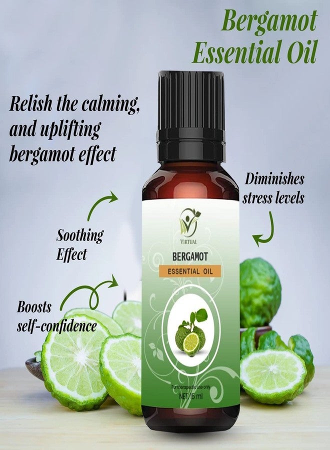 افتراضي زيت البرغموت العطري الطبيعي 100% ذو الجودة العلاجية من فيرتوال، للبشرة والشعر وتخفيف التوتر - Image 4