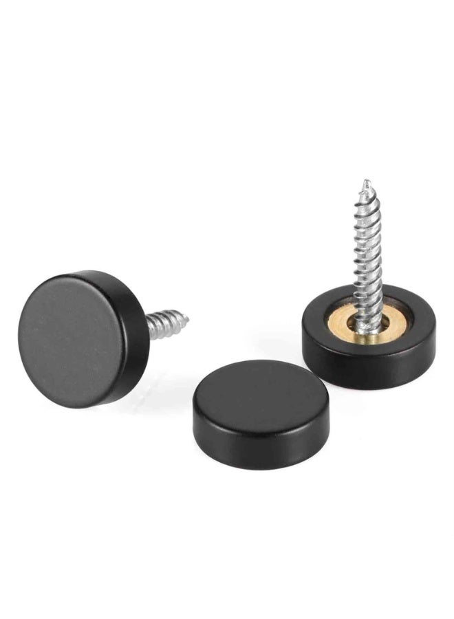 5pcs,Screw Covers Caps  Mirror Screws Fasteners, Sign Advertising Hardware,  Diameter,Black  - Image 3