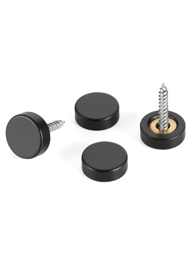 5pcs,Screw Covers Caps  Mirror Screws Fasteners, Sign Advertising Hardware,  Diameter,Black  - Image 2