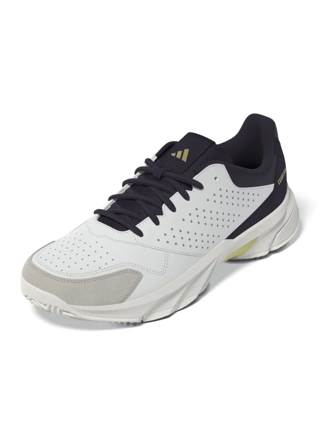 Adidas Courtjam Control 3 Premium White Tennis Shoes For Unisex 6.5