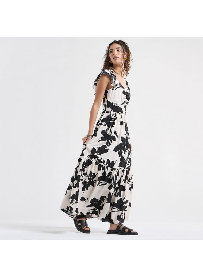 Splash FAV Floral Print Maxi Dress - Image 2