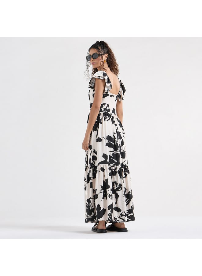 Splash FAV Floral Print Maxi Dress - Image 3