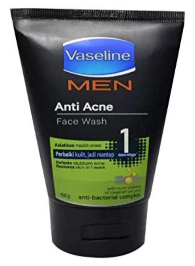 فازلين غسول للوجه مضاد لحب الشباب للرجال 100 جرام