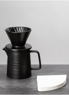 LKTOCAFT V60 Immersion Dripper,Dual-Use Pour Over Coffee Maker with Leak-Proof Valve, One-Click Release, Includes V02 Filters Paper & Pot  - Image 1