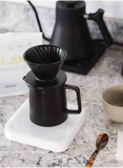 LKTOCAFT V60 Immersion Dripper,Dual-Use Pour Over Coffee Maker with Leak-Proof Valve, One-Click Release, Includes V02 Filters Paper & Pot  - Image 2