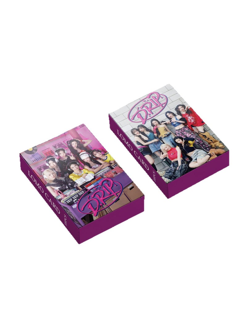 NIBEMINENT 55 Pcs Kpop BABYMONSTER DRIP Lomo Cards Card For Fans Collection Gifts - Image 2