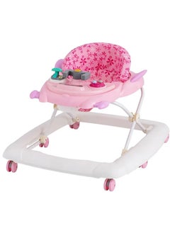 Rally Foldable Soft Cushioned Seat Baby Walker Pink 