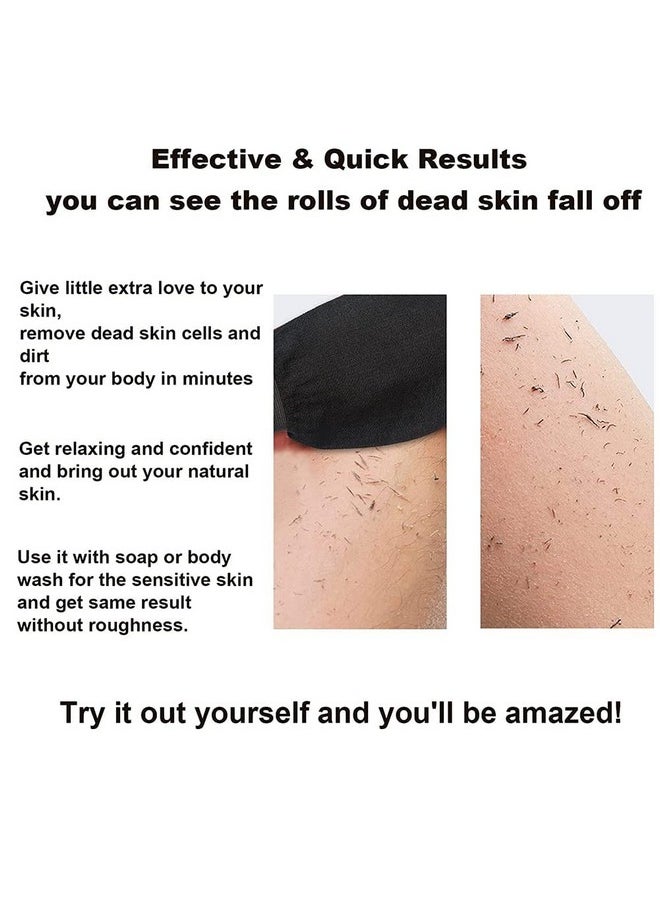HUDACRUSH - Pure Viscose Fibre Body Scrubber For Bathing, Exfoliating Gloves For Dead Skin & Tan Removal - Ideal For Men & Women, Dead Skin Remover And Bathing Gloves - Image 1